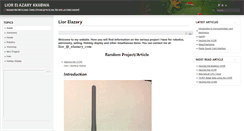 Desktop Screenshot of elazary.com